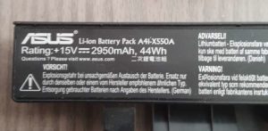 Batterie pc ASUS R409L