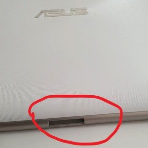 Carter Arrière Blanc Asus TF300T