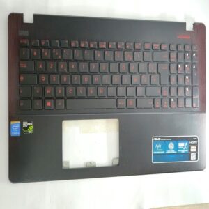 Carter Clavier + Clavier Pc Asus R510J Rouge Et Noir