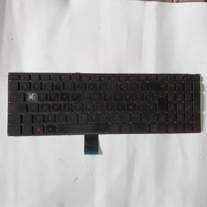 Clavier Touches Rouge Et Noir Asus R510J Pour Pièces