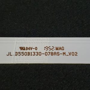 Barre Leds Télé Hitachi 55F501HK5110 Référence: JL.D550B133-078AS-M_V02 (A) – Image 4