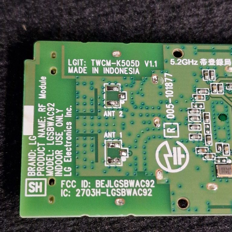 Ensemble nappes de connexion de la carte T-Con au LCD télé Lg 70UM7100PLA
