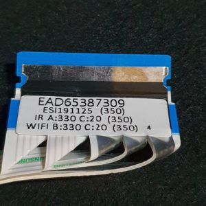 Nappe De Connexion Des Modules Wifi Et Bouton Power Télé Lg 65UM7100PLA Référence: EAD65387309 – Image 3