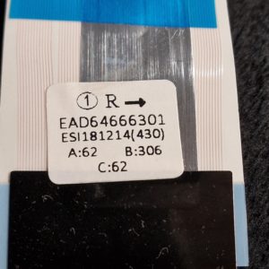Nappe Lvds Télé Lg 65UK6400PLF Référence: EAD64666301 – Image 3