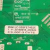 Carte Mère Télé Sharp LC-55SFE7452E Référence: T.MS6308.711 – Image 3