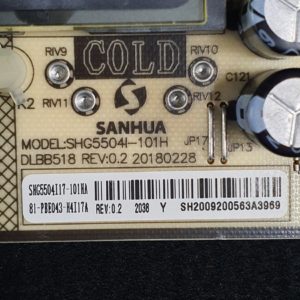 Carte d'alimentation télé Xiaomi L43M5-5ASP référence: SHG5504I-101H DLBB518 Rev:0.2 (20180228) – Image 3