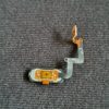 Bouton home couleur or téléphone Samsung A5 2017 A520F – Image 2