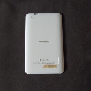 Carter arrière blanc tablette Polaroid MID0748PCE06.112
