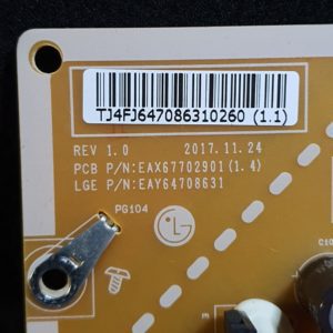 Carte d'alimentation télé Lg 65SK9500PLA Référence: EAX67702901(1.4) – Image 3