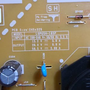 Carte d'alimentation télé Lg 65SK9500PLA Référence: EAX67702901(1.4) – Image 4