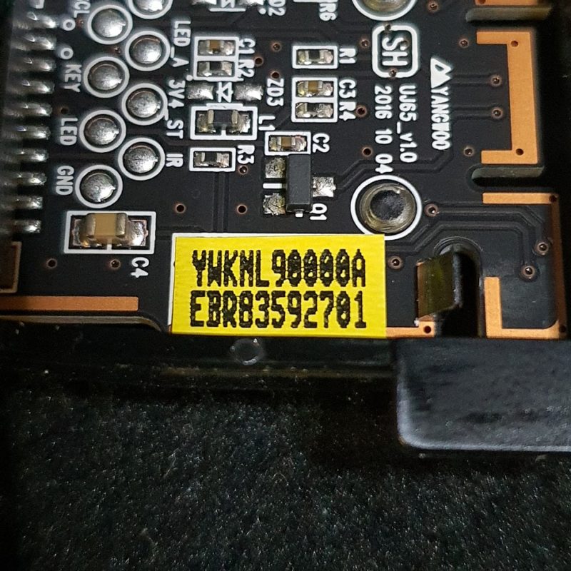 RECEPTEUR INFRAROUGE LG LCD EBR76485801