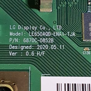 Carte T-Con Télé Lg OLED65CX6LA Référence: 6870C-0852B – Image 6