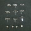 Ensemble de 9 supports + 4 clips de maintien des réflecteurs télé Lg 65UK6300PLB
