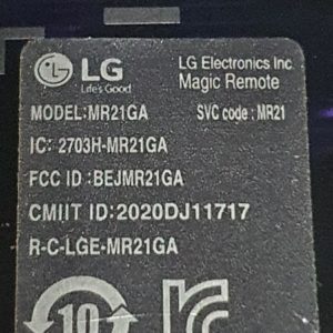 Télécommande télé Lg OLED48A16LA Référence: MR21GA – Image 4
