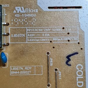 Carte d'alimentation télé Samsung UE65RU7379U Référence: BN44-00932T – Image 4