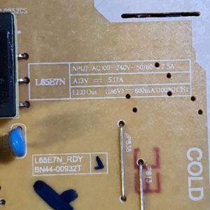 Carte d'alimentation télé Samsung UE65RU7405U Référence: BN44-00932T – Image 5