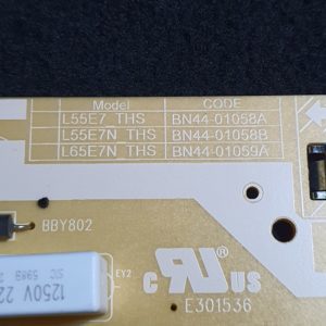 Carte d'alimentation télé Samsung QE55Q60TAU Référence: BN44-01058A – Image 4