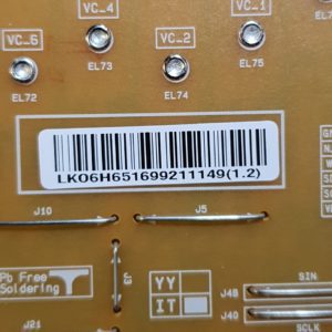 Carte d'alimentation télé LG 65SM8500PLA Référence: EAX68248021 (2.0) – Image 3