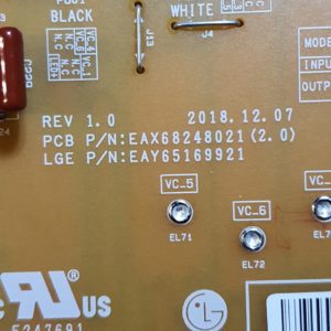 Carte d'alimentation télé LG 65SM8500PLA Référence: EAX68248021 (2.0) – Image 5
