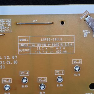 Carte d'alimentation télé LG 65SM8500PLA Référence: EAX68248021 (2.0) – Image 4