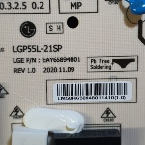 Carte d'alimentation télé Lg 55NANO926PB Référence: EAY65894801 – Image 6