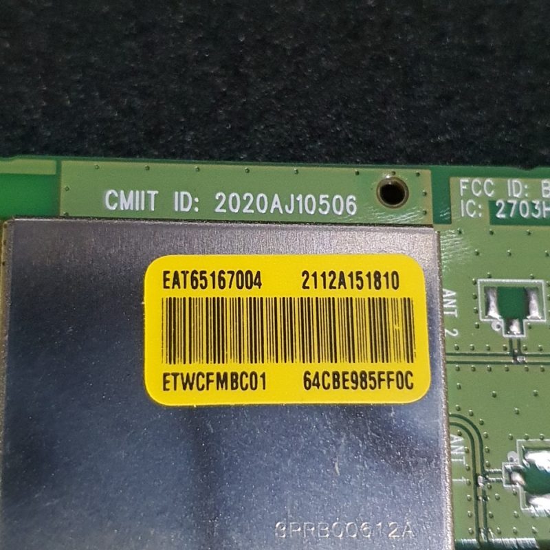 Module wifi Télé Lg 55NANO926PB Référence: LGSBWAC95 - vente de pièces ...