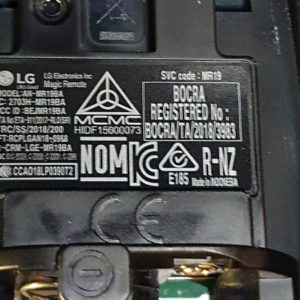 Télécommande neuve télé LG 65SM8500PLA Référence: AN-MR19BA – Image 3