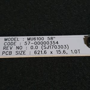Carte interface de connexion des barres LEDS télé Samsung UE58MU6125K Référence: 57-00000354 – Image 4