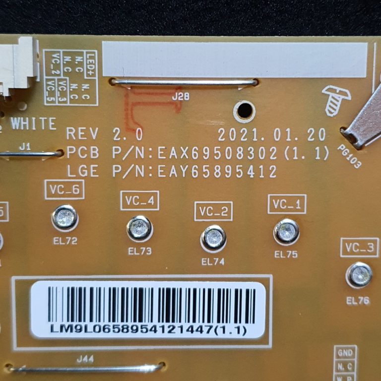 Placa Fuente 55ub8200-uh Tv LG | Meses sin interés