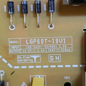 Carte d'alimentation télé Lg 60UM7100PLB Référence: EAX68942901 (1.5) – Image 3