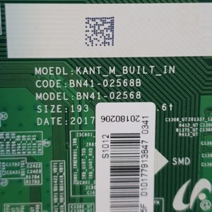 Carte mère télé Samsung UE49MU6205K Référence: BN41-02568B (BN94-12424C) – Image 4