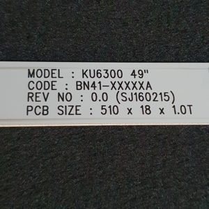 Interface de connexion des barres LEDS télé Samsung UE49MU6205K Référence: BN96-40782A – Image 4
