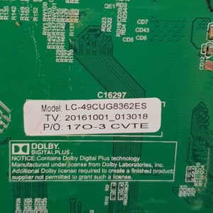 Carte mère télé Sharp LC-49CUF8372ES Référence: T.MS6488E.U703 – Image 4