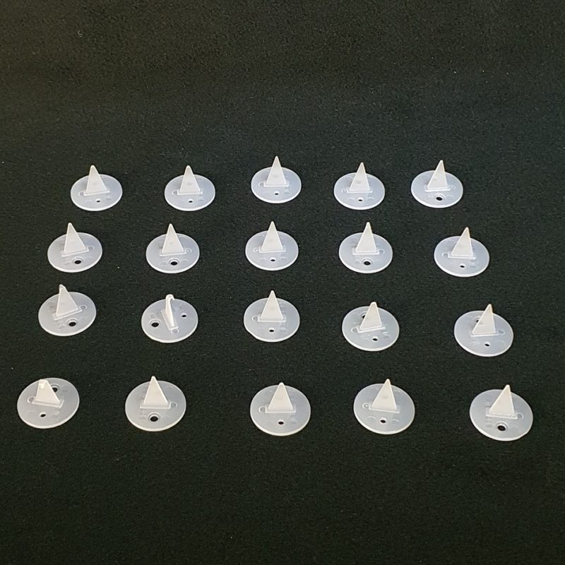 26x Pendentifs Réflecteurs De Sécurité Forme Clé Pour Sac à