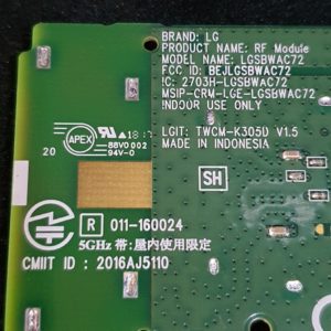 Module wifi Télé Lg OLED55C8PLA Référence: LGSBWAC72 – Image 4