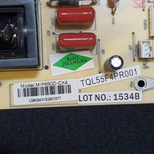 Carte d'alimentation télé Polaroid TQL55F4PR001 Référence: MIP550D-CX4 – Image 3