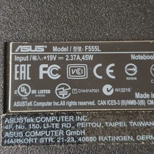 Carter dessous carte mère Pc Asus F555LA-XX2826T – Image 3