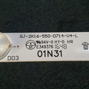 Barre LEDS télé Philips 55PUH6101/88 Référence: GJ-2K16-550-D714-V4-L (L) – Image 5