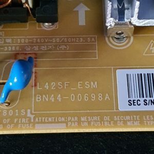 Carte d'alimentation télé Samsung UE40J5100AW Référence: BN44-00698A – Image 5