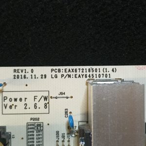 Carte d'alimentation télé Lg 55EG9A7V-ZB Référence: EAX67218501 (1.4) – Image 5