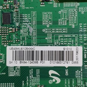 Carte mère télé Samsung UE49MU6105K Référence: BN41-02568B (BN94-12439B) – Image 4
