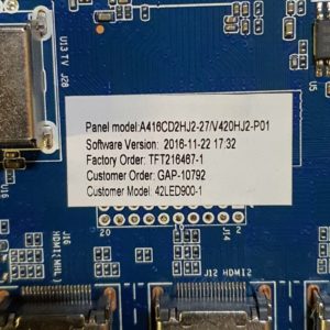 Carte mère télé Linsar 42LED900-1 Référence: CV9203H-Q42 – Image 3