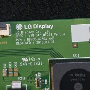 Carte T-Con télé Panasonic TX-55FX740E Référence: 6870C-0780A – Image 4