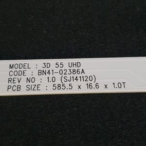 Interface de connexion des barres LEDS télé Samsung UE55JU7500T Référence: BN41-02386A – Image 4