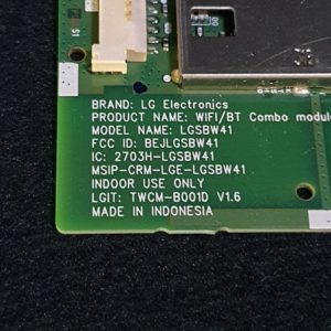 Module wifi télé Lg 47LB650V-ZN Référence: EAT62093301 – Image 3