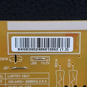 Carte d'alimentation télé Lg 70UM7100PLA Référence: EAY65248601 – Image 3