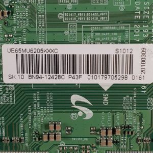 Carte mère télé Samsung UE65MU6205K Référence: BN41-02568B (BN94-12428C) – Image 4
