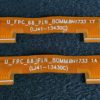 Ensemble nappes de connexion des cartes du LCD télé Samsung UE65MU6205K – Image 3