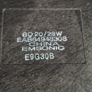 Ensemble haut parleurs télé Lg OLED55B9PLA Référence: EAB64948307 + EAB64948308 – Image 3