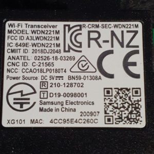 Module wifi télé Samsung UE55TU7025K Référence: BN59-01308A – Image 3